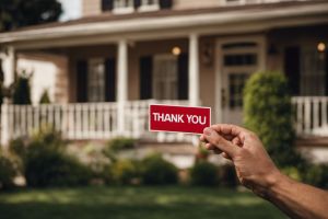 Boostez vos ventes avec une carte de remerciement immobilier